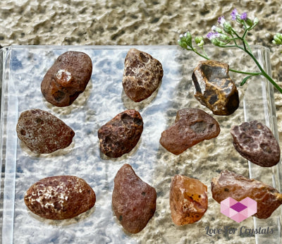 Carnelian Raw Tumbled Stones 4g 24mm Tumbled
