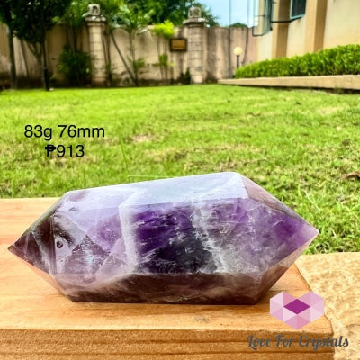 Chevron Amethyst Double Points Terminated (Brazil) Point Terminated