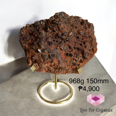Citrine with Golden Rutile Cluster Natural & Rare (Overflow Keeper)Pre-coded Activated - Very Rare 968g 150mm Raw