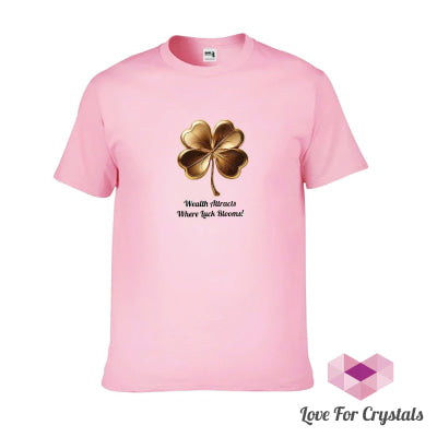 Clover Blessings (Shirts of Fortune) by Fort M Treasures Pink 2XL