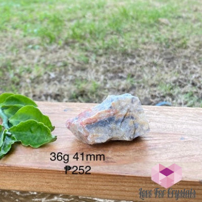 Crazy Lace Agate Raw 36g 41mm Raw crystal