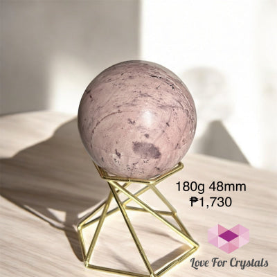 Dentritic Agate Sphere (with stand) 180g 48mm Sphere