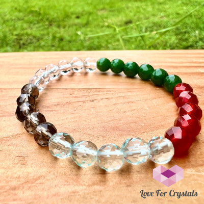 Feng Shui 5-Element Crystal Remedy Bracelet (6Mm)