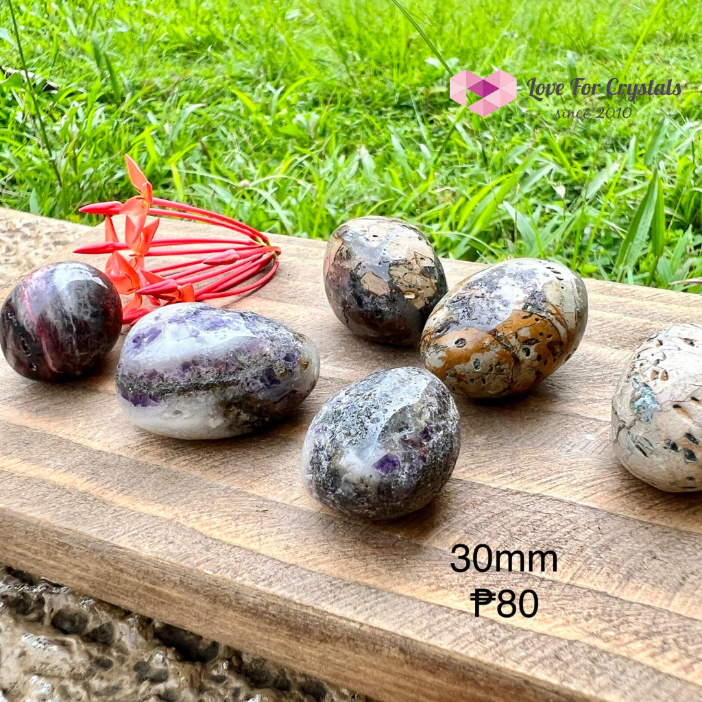 Fluorite Root Tumbled Stones