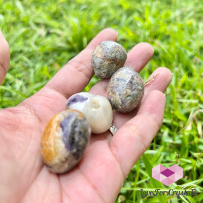 Fluorite Root Tumbled Stones