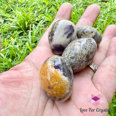 Fluorite Root Tumbled Stones
