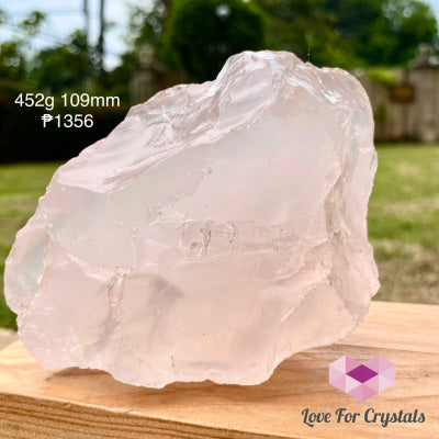 Girasol Raw Rose Quartz (Brazil) 452G 109Mm