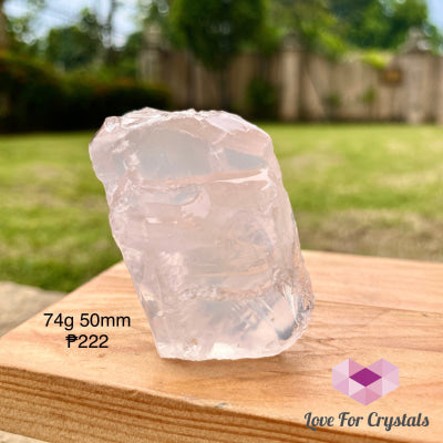 Girasol Raw Rose Quartz (Brazil) 74G 50Mm