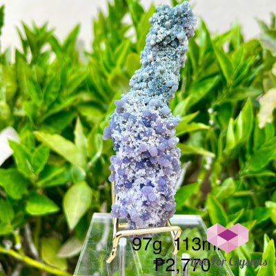 Grape Agate Raw 97g 113mm Raw Crystal