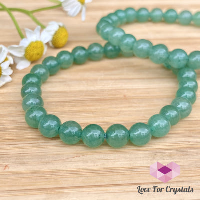 Green Aventurine Bracelet 6Mm Round (Brazil)