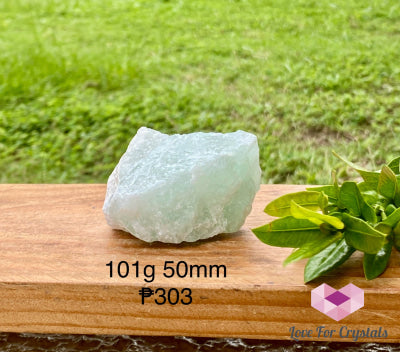 Green Fluorite Raw Stones 101g 50mm