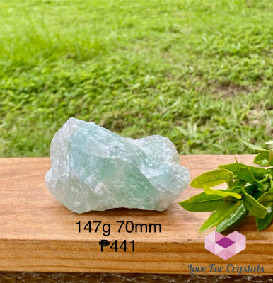 Green Fluorite Raw Stones 147g 70mm
