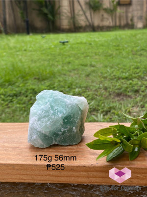 Green Fluorite Raw Stones 175g 56mm