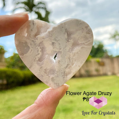 Heart Hand Carved Crystals 50Mm Crystal