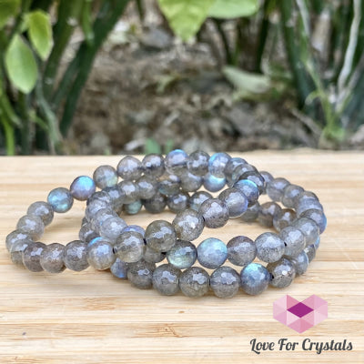 Labradorite Bracelet 8Mm Faceted (Madagascar) Aaa