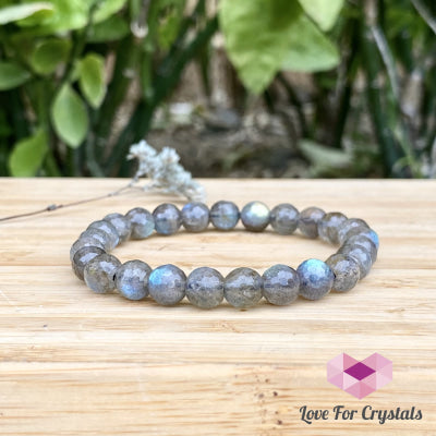 Labradorite Bracelet 8Mm Faceted (Madagascar) Aaa
