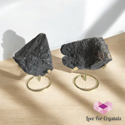 Lava Stone Large Raw with Stand Raw Crystal