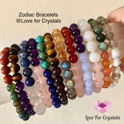 Leo Zodiac Remedy Bracelet (Tigers Eye & Amethyst) Enhancement Series
