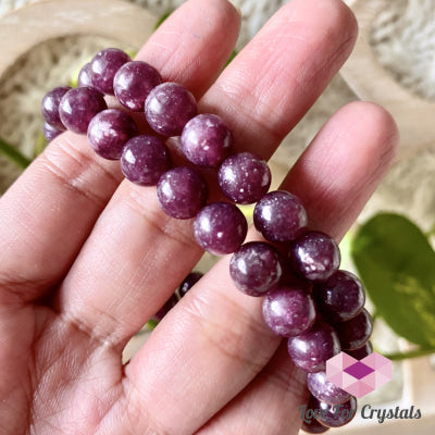 Lepidolite Bracelet 8Mm (Brazil)