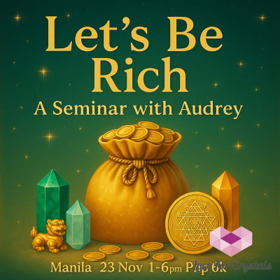 Let’s Be Rich A Seminar with Audrey in Manila (23 Nov 1-6pm)