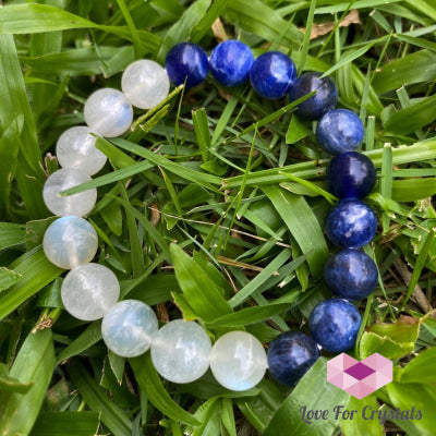 Libra Zodiac Remedy Bracelet (Blue Sodalite & Moonstone)