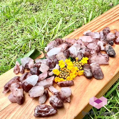 Lithium Quartz Mini Raw Clusters (Brazil) - Rare! Cluster