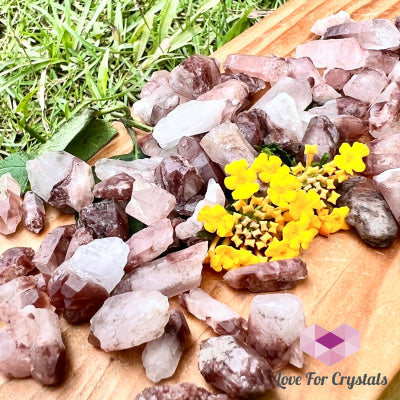 Lithium Quartz Mini Raw Clusters (Brazil) - Rare! Cluster