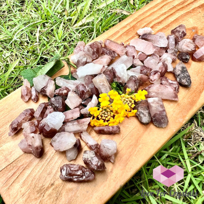 Lithium Quartz Mini Raw Clusters (Brazil) - Rare! Cluster