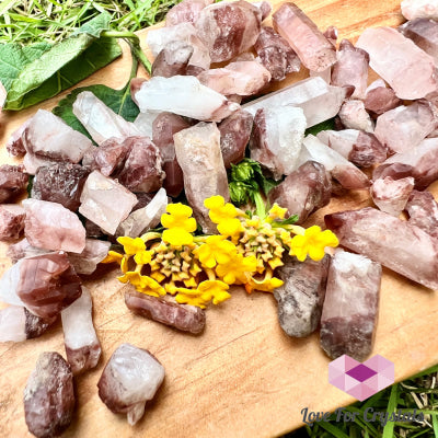 Lithium Quartz Mini Raw Clusters (Brazil) - Rare! Cluster