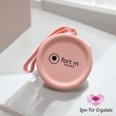 Lucky Silicon Pouch (Shirts of Fortune) by Fort M Treasures Peach