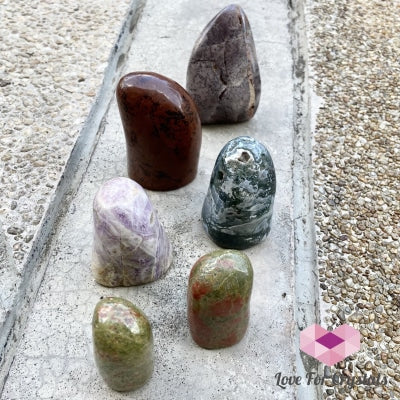 Mahogany Jasper Polished Freeform Crystal Stones