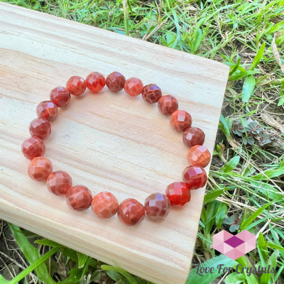 Mexican Fire Opal 8Mm Faceted Bracelet