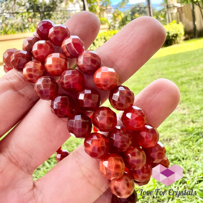Mexican Fire Opal 8Mm Faceted Bracelet