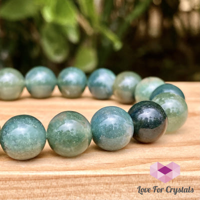 Moss Agate Bracelet 10Mm (Wealth) 6.5