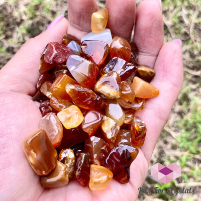 Natural Agate Chips In A Pouch 100G Pouch Tumbled