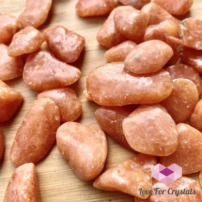 Orange Calcite Tumbled Stones (Brazil)