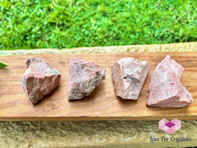 Peach Moonstone Raw (India) Raw Crystal