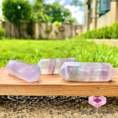 Rainbow Fluorite Double Terminated Point Terminated