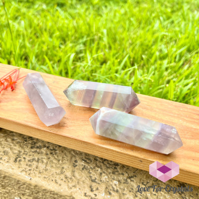 Rainbow Fluorite Double Terminated Point Terminated
