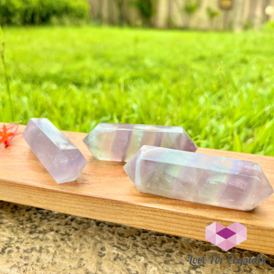Rainbow Fluorite Double Terminated Point Terminated