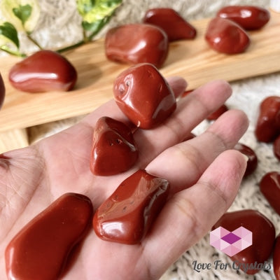 Red Jasper Tumbled Stones (Brazil) Per Piece 30Mm