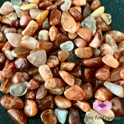Red Rutile Chips In A Pouch