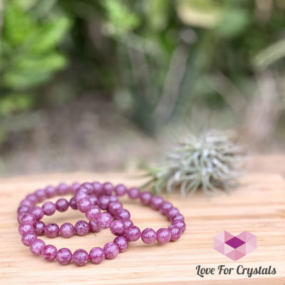 Red Tourmaline (Rubellite) Brazil Aaa 10Mm Bracelet