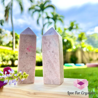 Rhodochrosite Obelisk Tower (Argentina) Crystal Point