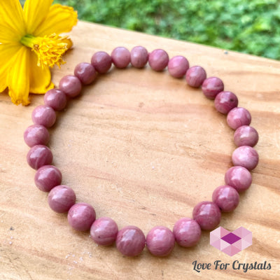 Rhodonite 6Mm Bracelet 6.0