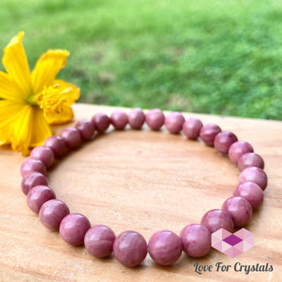 Rhodonite 6Mm Bracelet