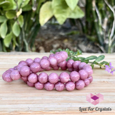 Rhodonite Bracelet 8Mm (Madagascar)