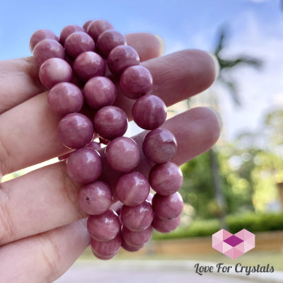Rhodonite Bracelet 8Mm (Madagascar)