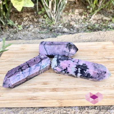 Rhodonite Points (Brazil) Standing