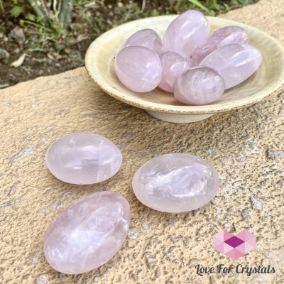 Rose Quartz Gallet Polished Stones